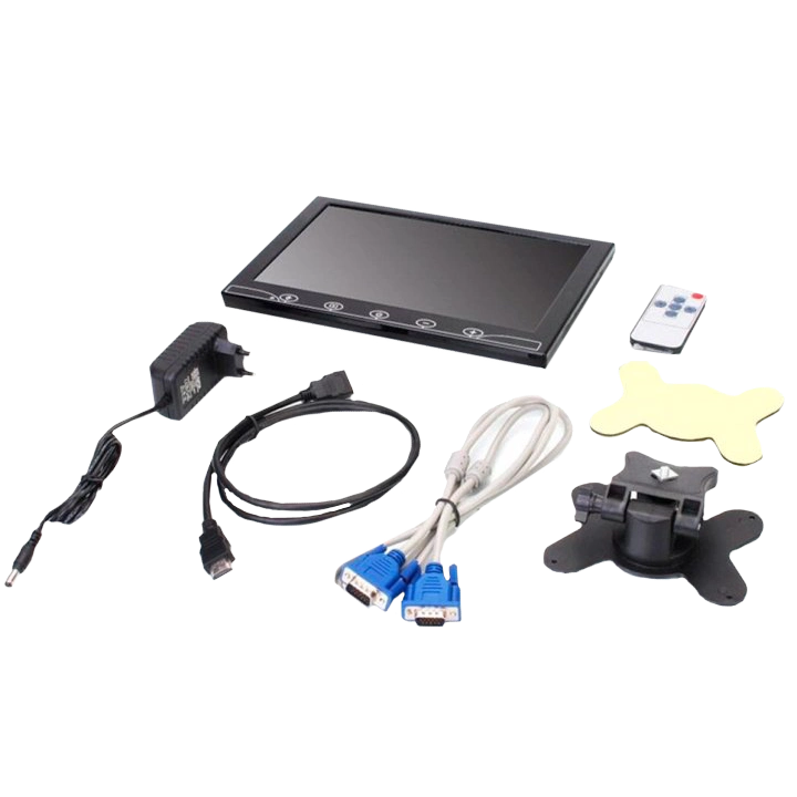 10.1" (AV + VGA + HDMI + BNC)
