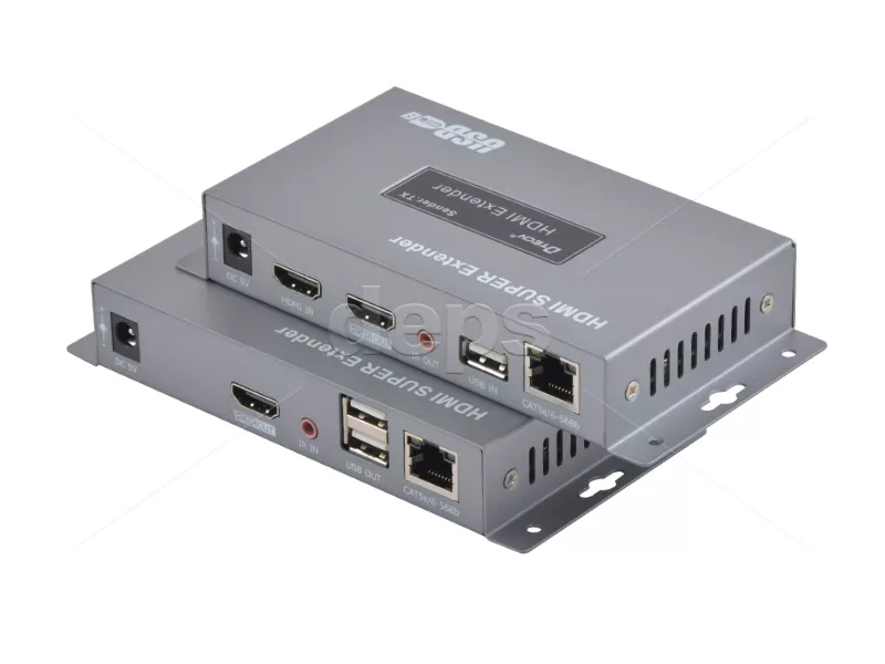 1080p HDMI-USB комплект удлинителя по Ethernet с поддержкой IR (АМ)