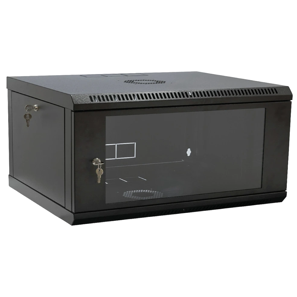 19" 4U 600x400x284мм акрилове скло, чорний
