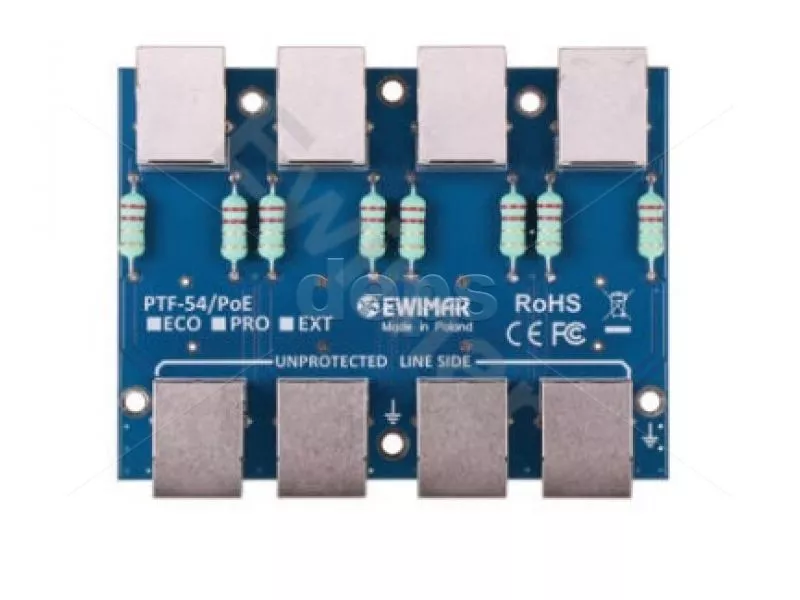 4-кан. FE грозозахист Ewimar PTF-54-EXT/POE