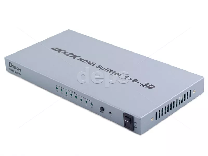4К HDMI делитель 1x8