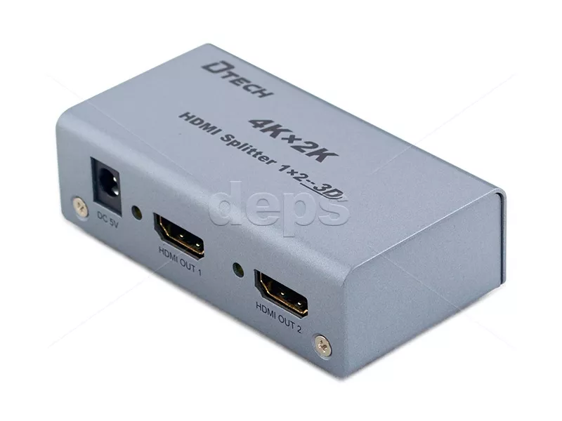 4К HDMI дільник 1x2