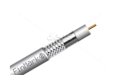 Абонентський коаксіальний кабель FinMark F5967BVcu F 5967BVcu white FinMark (білий, 305м)