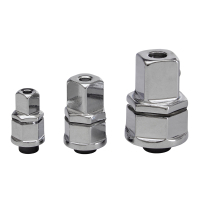 Адаптер для інструменту Alloid на ключ, тріскачковий 1/4",3/8",1/2", 3шт. (NP-0581)