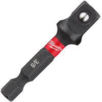 Адаптер для інструменту Milwaukee ShW з 1/4"HEX на 3/8" квадратний хвостовик (4932478054)