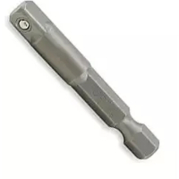 Адаптер для инструмента Toptul для головок под шуруповерт 1/4"х1/4" L50 шестигранный (FPKA0808)