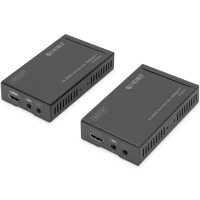 Адаптер HDMI extender 70m 1080p/40m 4K30Hz CAT 5e/6/6A/7 HDBaseT IR black Digitus (DS-55500)