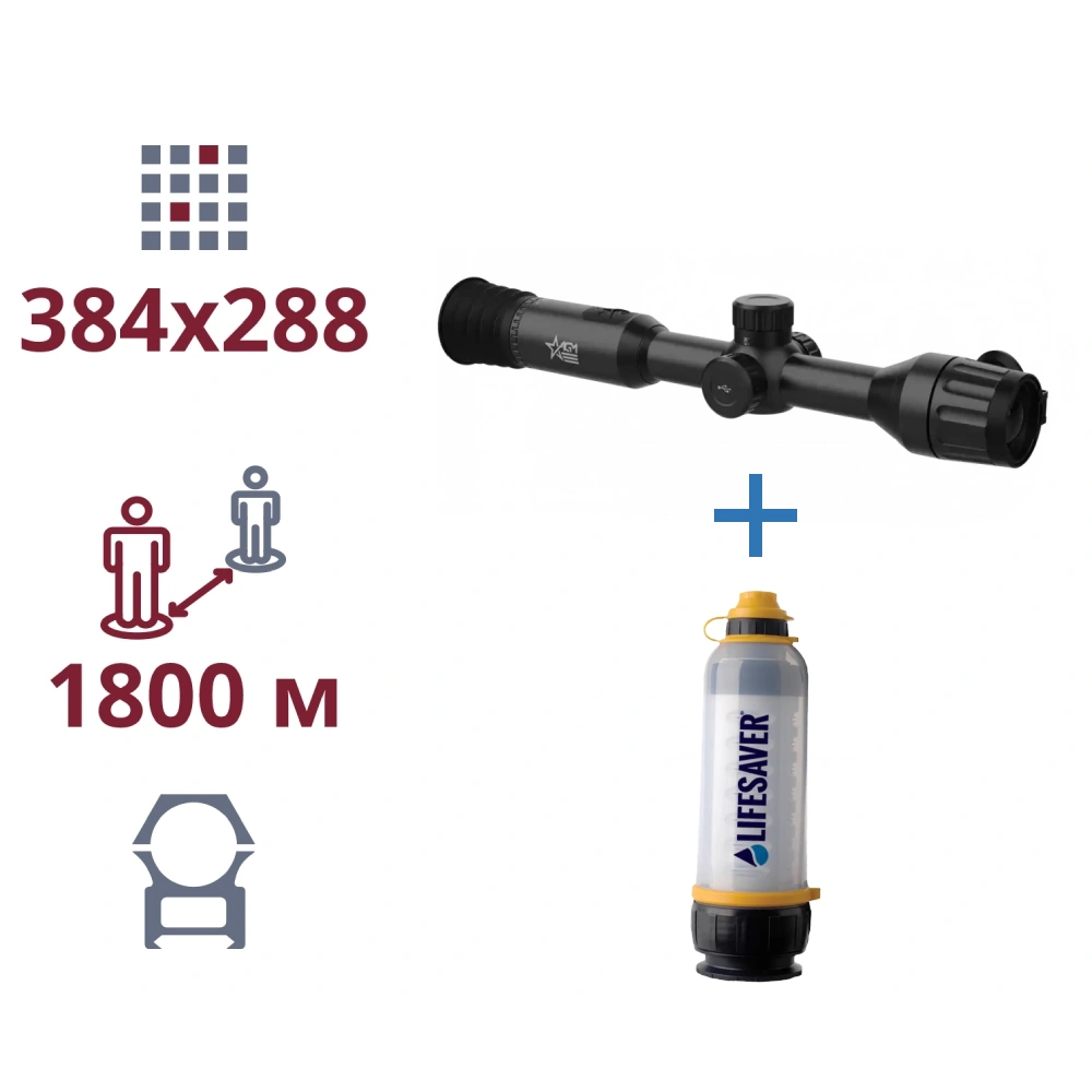 AGM Adder TS35-384 + LifeSaver Bottle