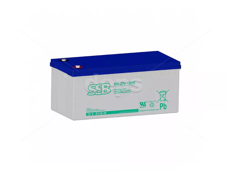 AGM cвинцево-кислотний акумулятор SSB  SBL 270-12HR (12V 241.9Ah)