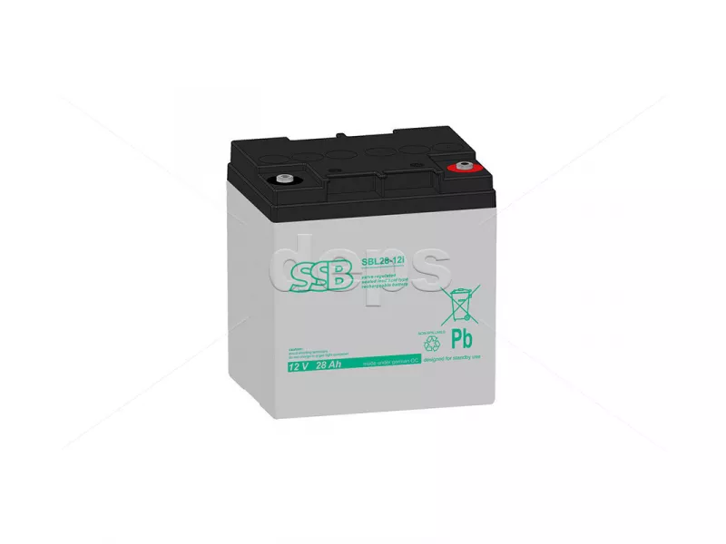 AGM cвинцево-кислотний акумулятор SSB SBL 28-12I (12V 28Ah)