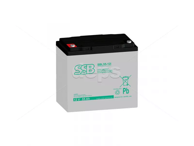 AGM cвинцево-кислотний акумулятор SSB SBL 55-12I(12V 55Ah)