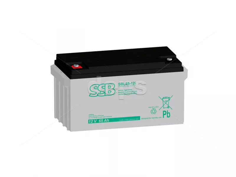 AGM cвинцево-кислотний акумулятор SSB SBL 65-12I (12V 65Ah)