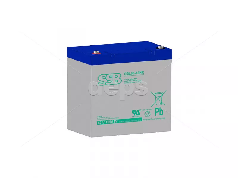 AGM cвинцево-кислотний акумулятор SSB SBL 66-12HR (12V 55.4Ah)