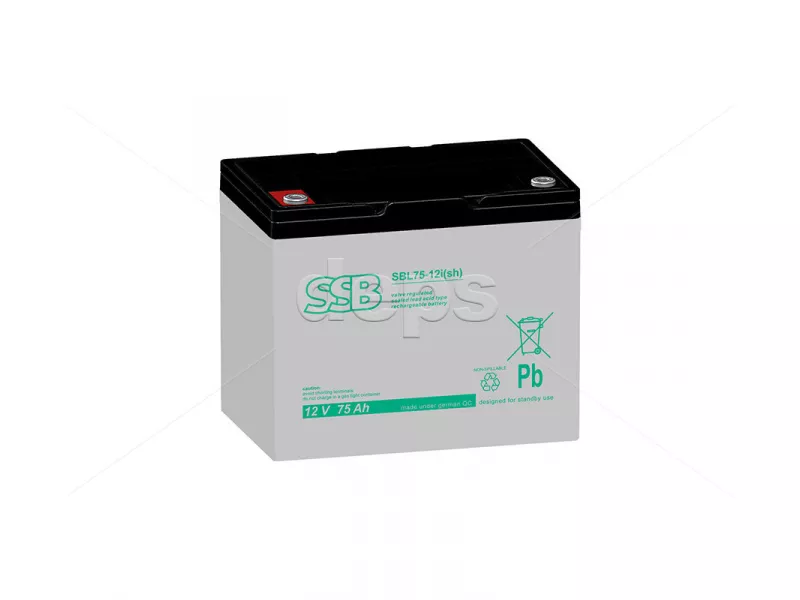 AGM cвинцево-кислотний акумулятор SSB SBL 75-12I (12V 75Ah)