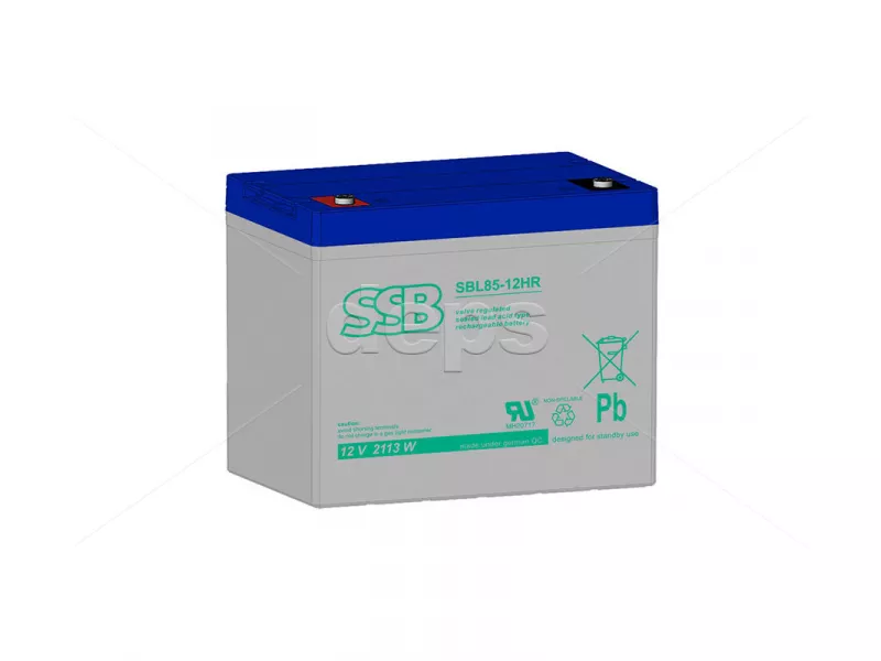 AGM cвинцево-кислотний акумулятор SSB SBL 85-12HR (12V 75.6Ah)