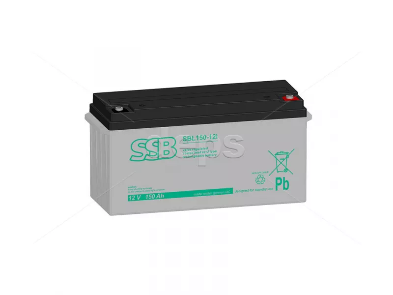 AGM свинцово-кислотный аккумулятор SSB SBL 150-12I (12V 150Ah)