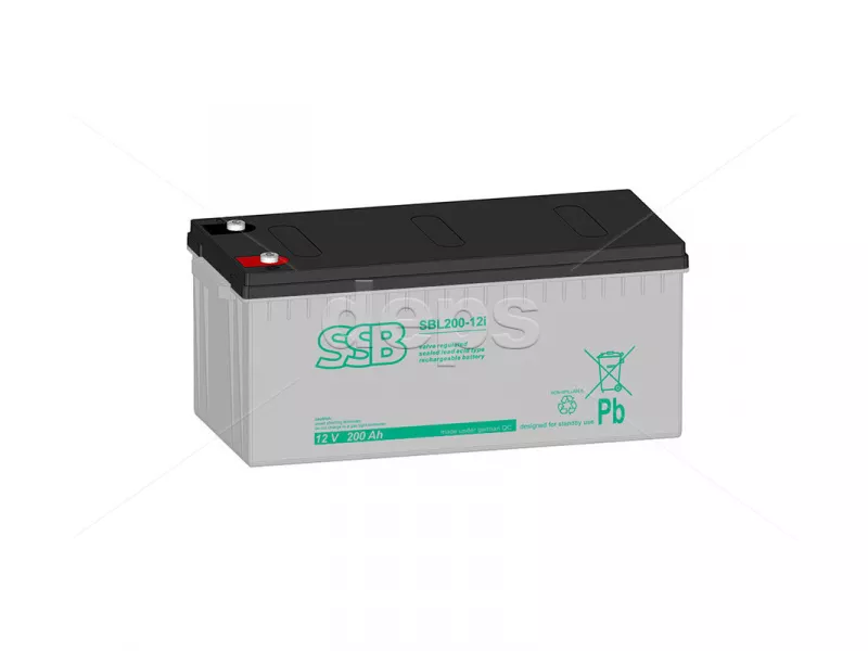 AGM свинцово-кислотный аккумулятор SSB SBL 200-12I (12V 200Ah)