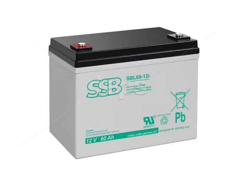 AGM свинцово-кислотный аккумулятор SSB SBL 60-12I (12V 60Ah)