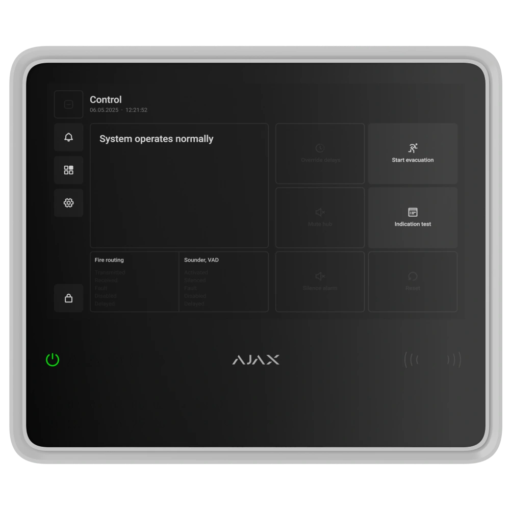 Ajax EN54 Fire Hub white