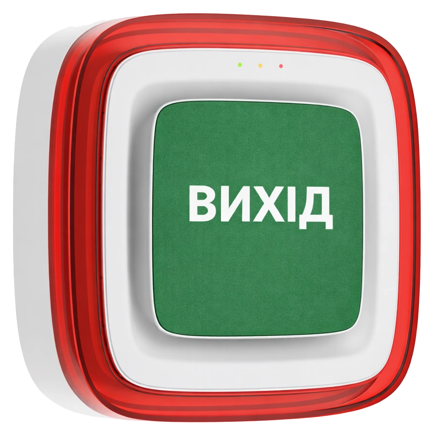 Ajax EN54 FireProtect (Sounder/VAD) white пожарный светозвуковой "ВИХІД"