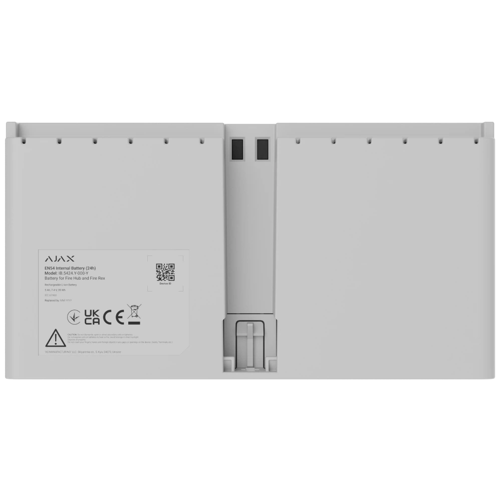 Ajax EN54 Internal Battery (24h) white для Fire Hub и Fire Rex