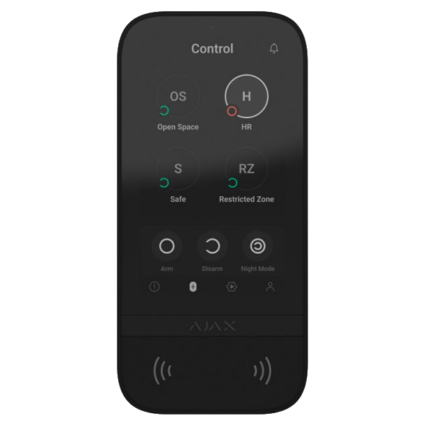 Ajax KeyPad TouchScreen (8EU) black