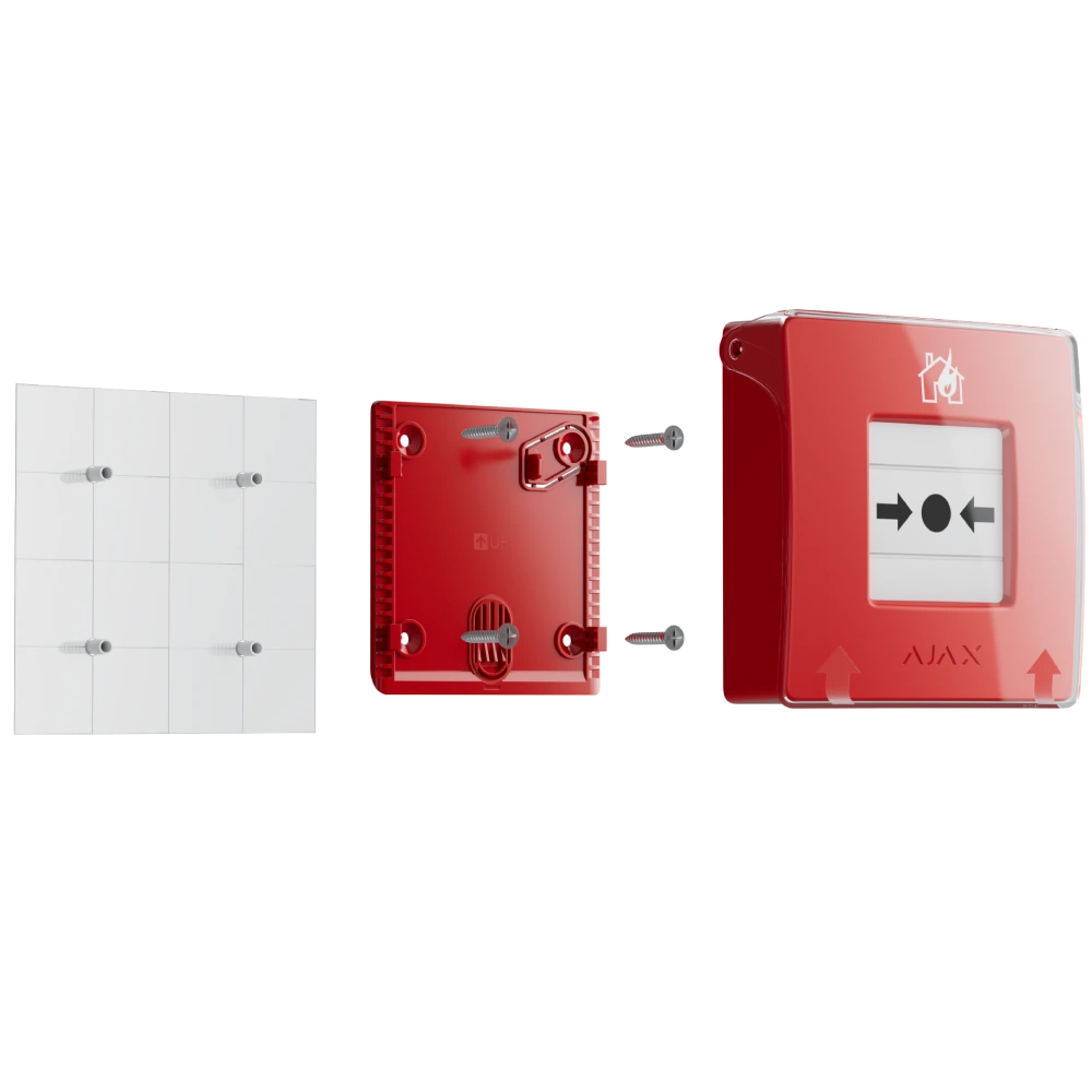 Ajax Manual Call Point (Red) (8EU) ASP ручной пожарный