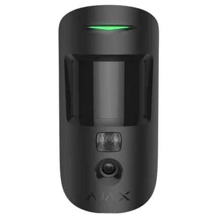 Ajax MotionCam HDR (PhOD) Jeweller black руху з камерою бездротовий
