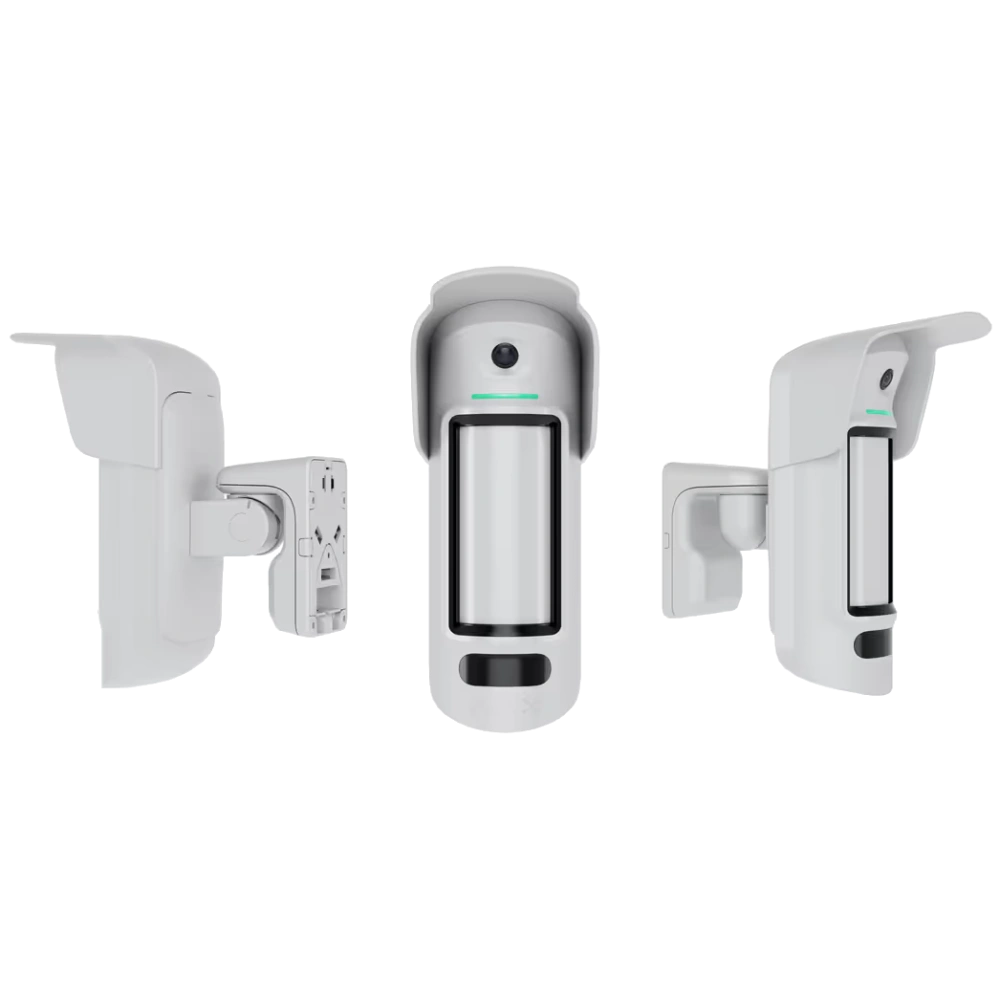 Ajax MotionCam Outdoor HighMount (PhOD) white руху з камерою