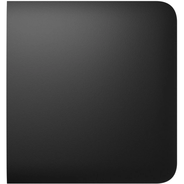 Ajax SideButton (1-gang/2-way) for LightSwitch black для одноклавишного или проходного выключателя