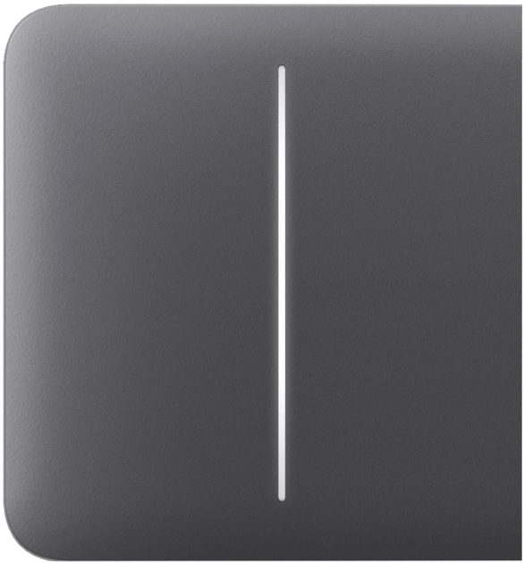 Ajax SideButton (2-gang) graphite