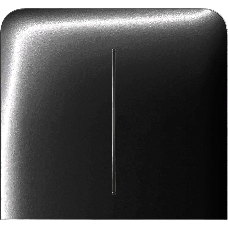 Ajax SideButton (2-gang) vertical black