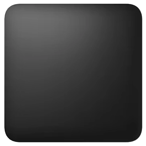 Ajax SoloButton (1-gang/2-way) [55] black для одноклавішного чи прохідного вимикача