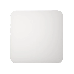 Ajax SoloButton (1-gang/2-way) [55] white для одноклавішного чи прохідного вимикача