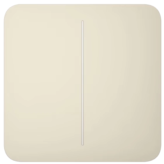 Ajax SoloButton (2-gang) [55] ivory