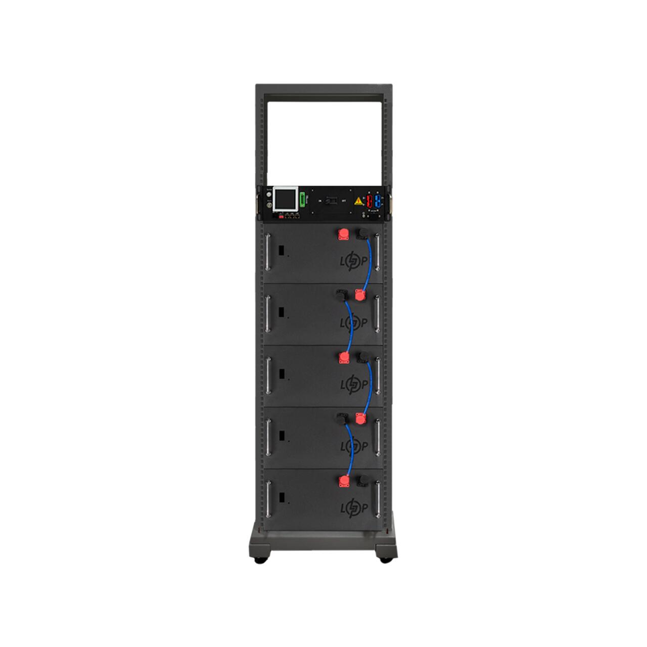 Аккумулятор LP LiFePO4 Battery HVM 256V 230Ah (58880 Wh) BMS 125А AB Lrack black