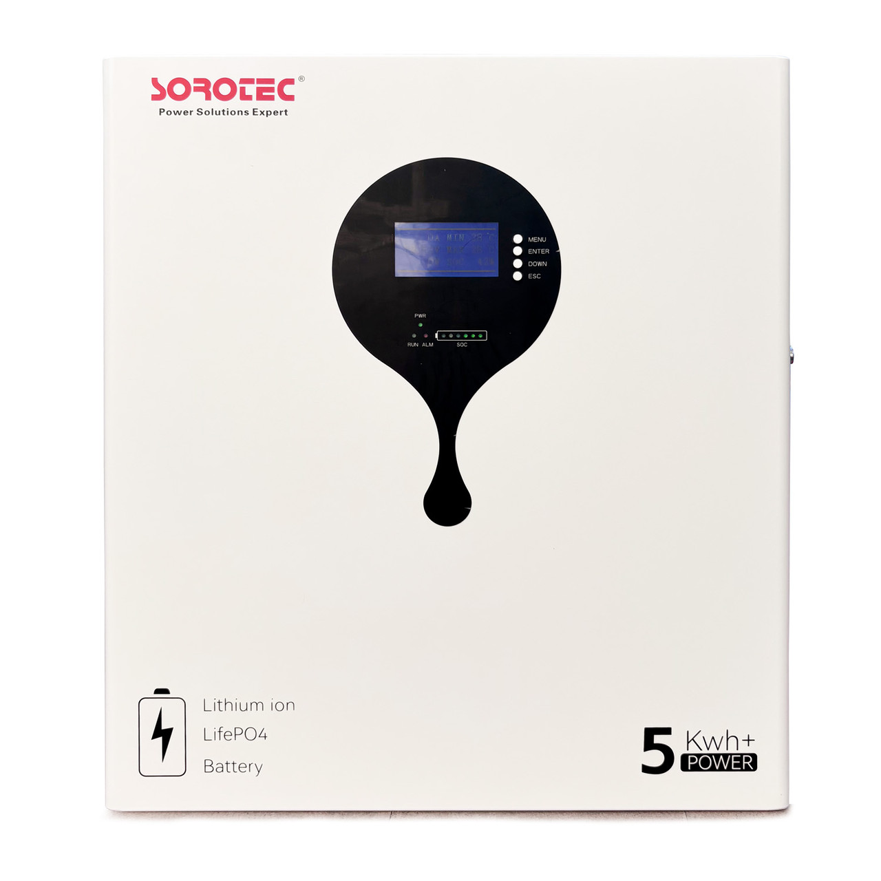 Аккумуляторная батарея (АКБ) Sorotec LiFePO4 51,2V/100Ah 5120Wh Wi-Fi настенная