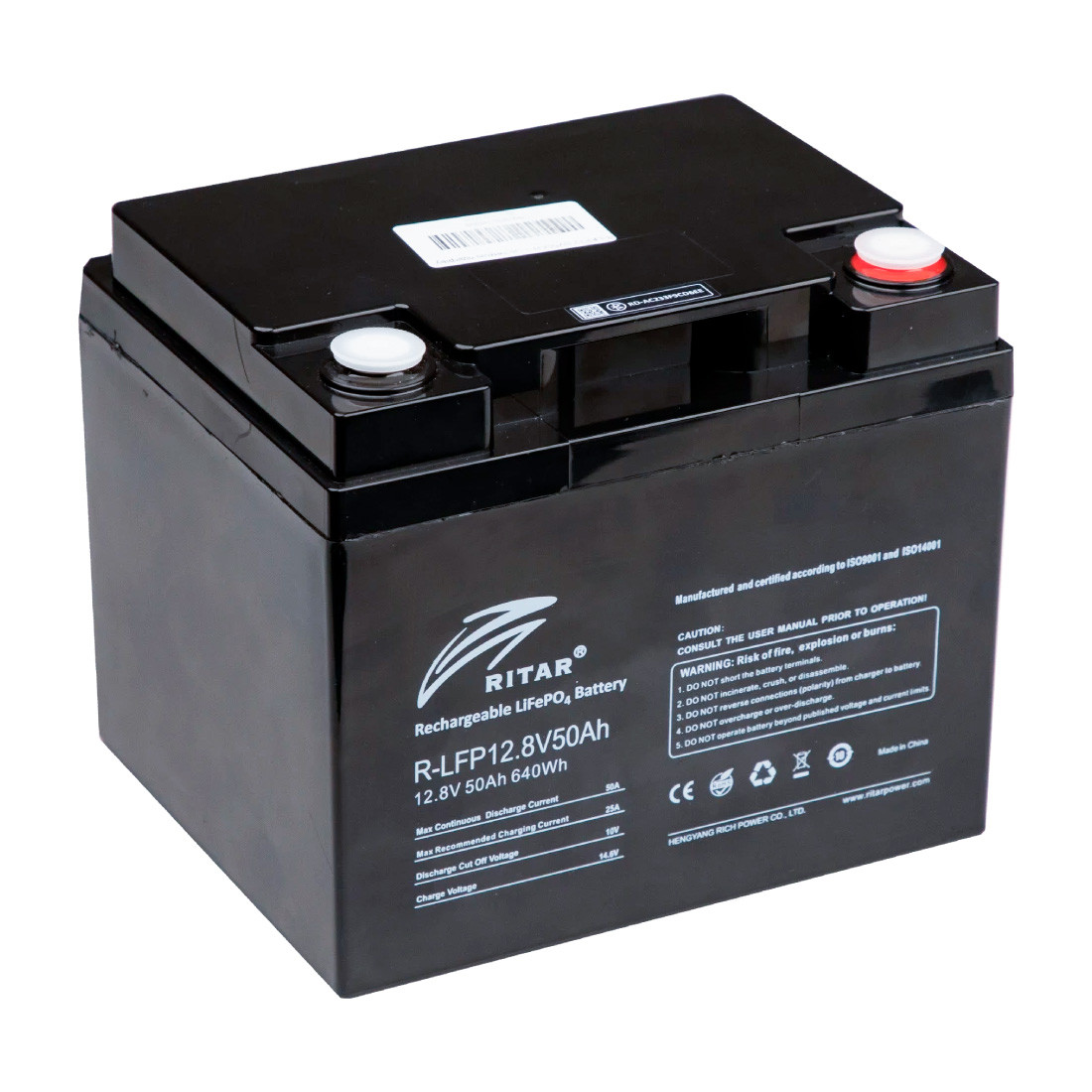 Аккумуляторная батарея Ritar R-LFP12.8V50AH