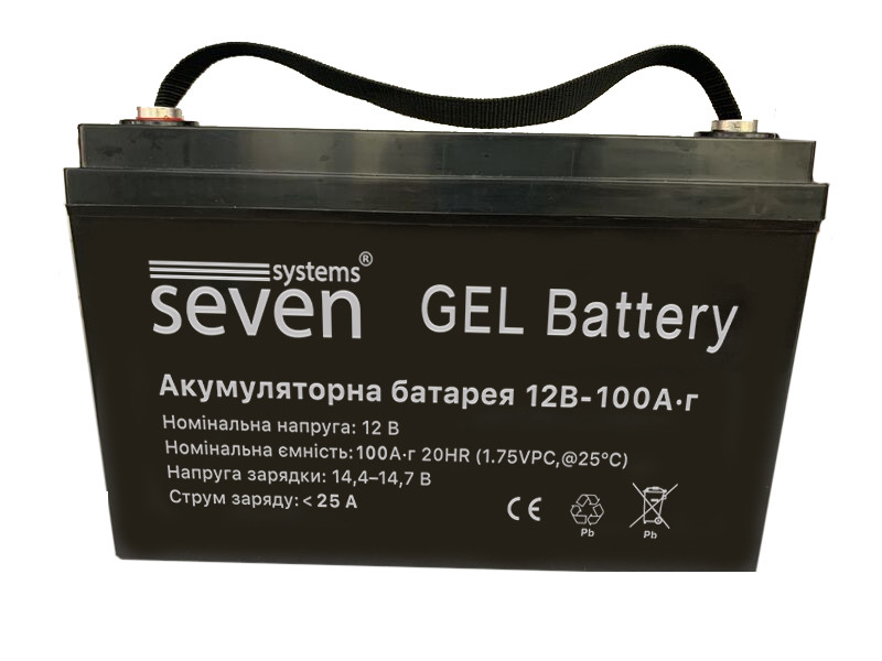 Аккумуляторная батарея SEVEN 12В/100Ач Gel