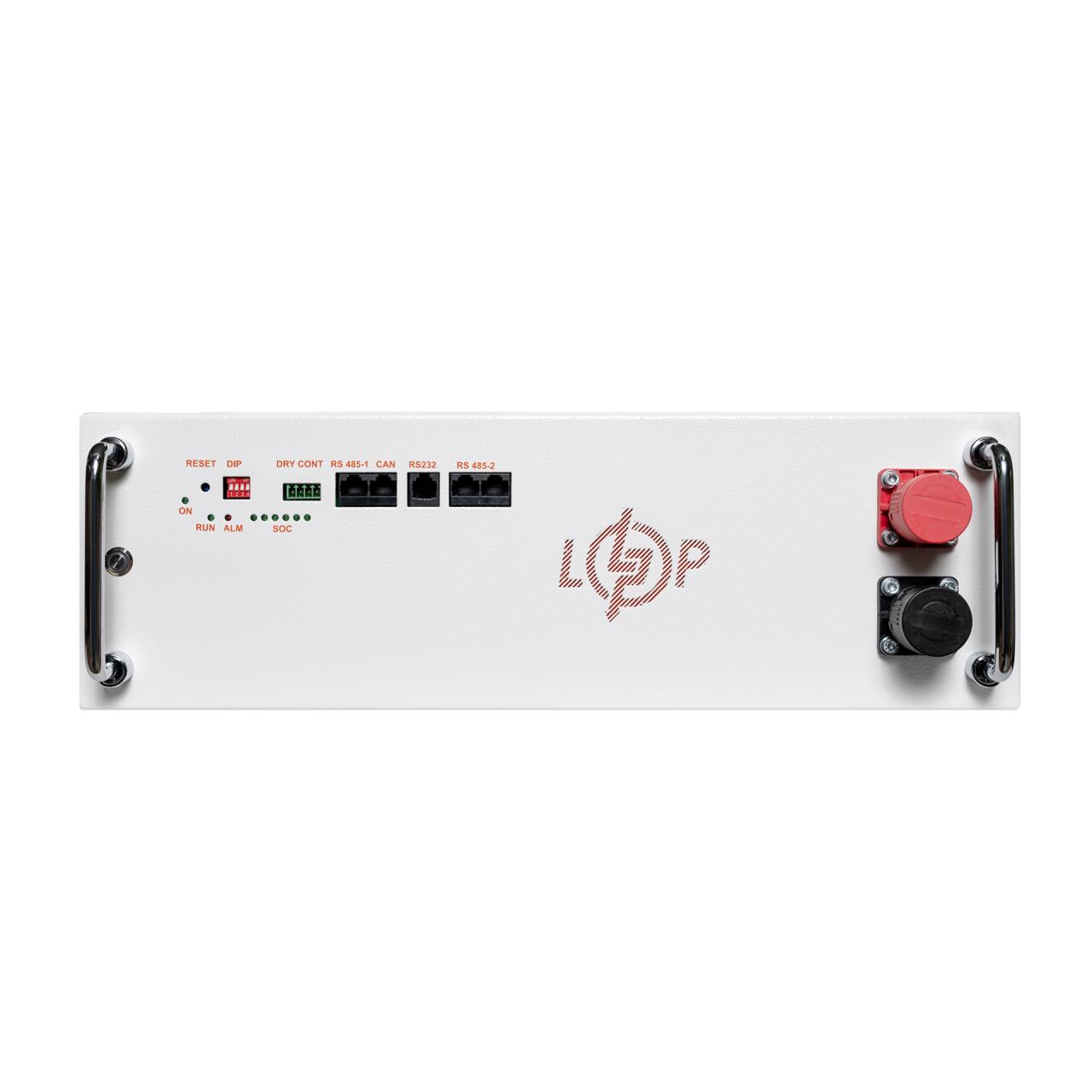 Акумулятор LP LiFePO4 51,2V - 100 Ah (5120Wh) (BMS JK 100A/50А) RM RS485/CAN WH