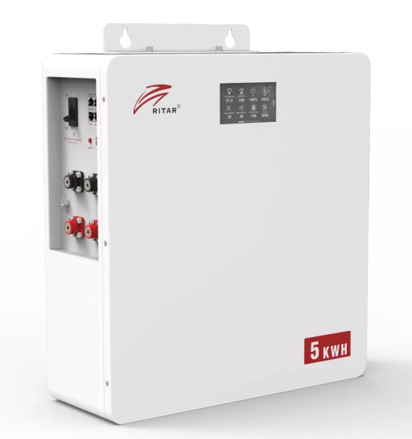 Акумуляторний блок Ritar GE-W5KWH-51.2V (LV/5.12kWh/LifePO4)