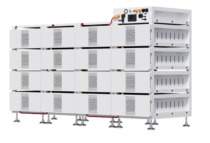 Акумуляторний кластер 241.2 kWh базі Deye BOS-B-Pack16-A3 Cтійка BOS-B-PDU-2 Rack