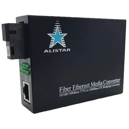 ALISTAR X3G 1G 10/100/1000BASE-T RJ-45 - 1000BASE-LX 1SM WDM SC 20KM TX1310/RX1550nm