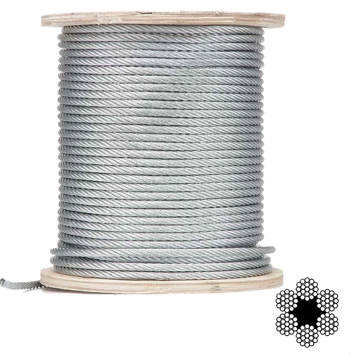 APRO 8мм DIN 3055 (6x7) бухта 100м