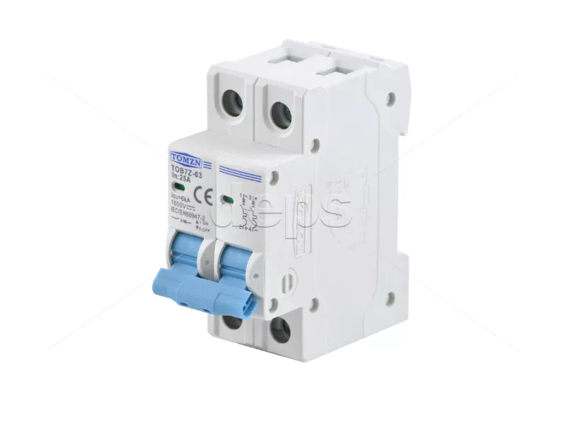 Автомат защиты DC TOB7Z-63 2P C=25A 1000V