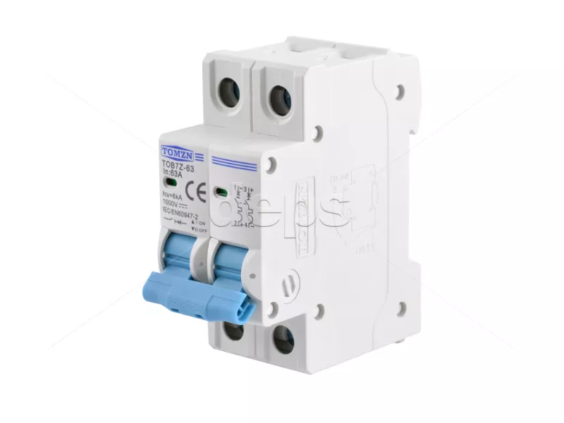 Автомат защиты DC TOB7Z-63 2P C=63A 1000V