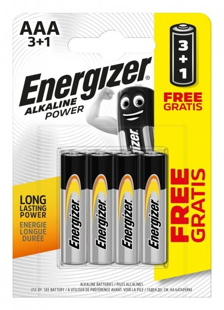 Батарейка Energizer AAA Alkaline Power 4 шт