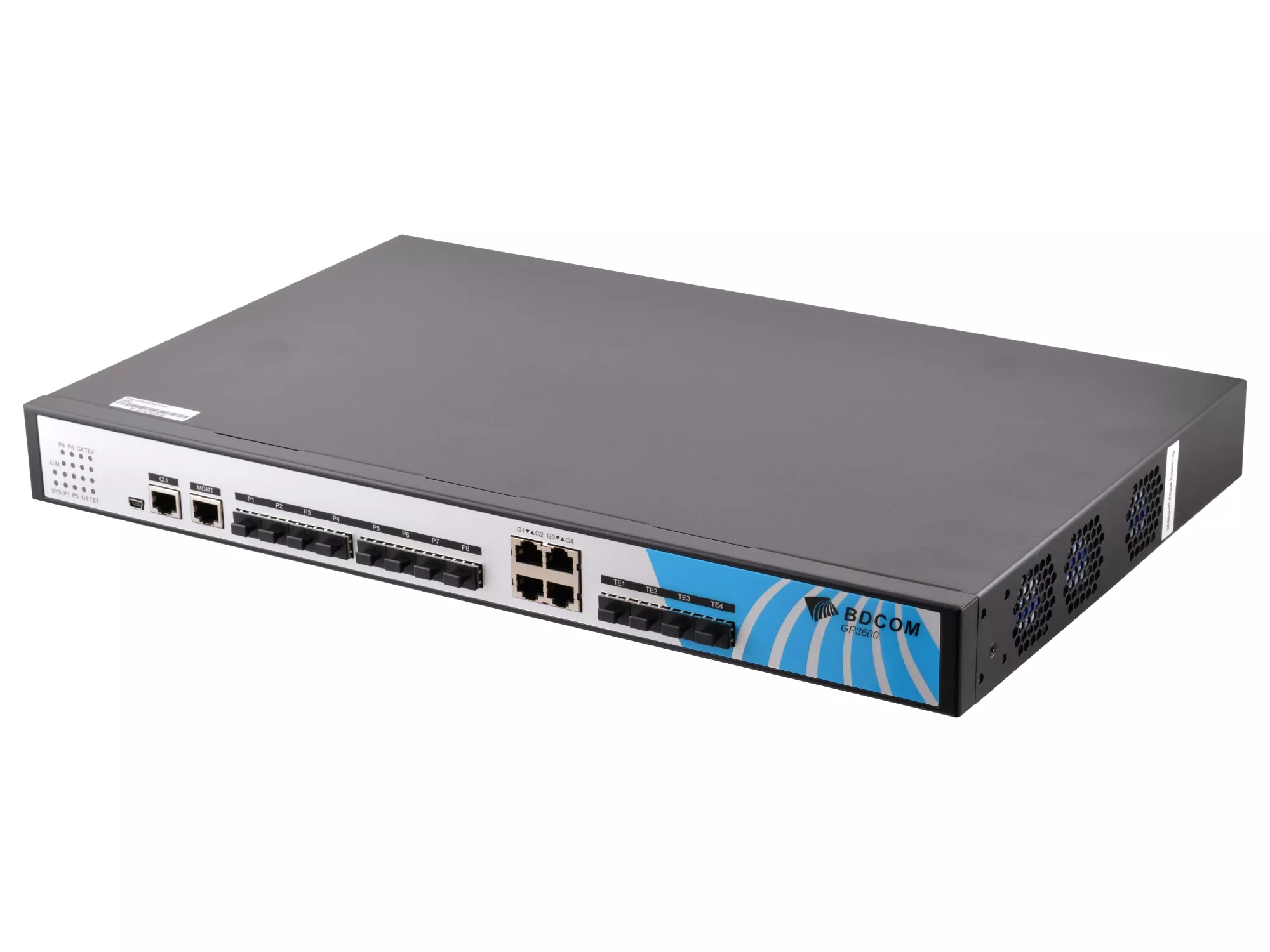 BDCOM GP3600-08D/AR — GPON OLT 8 портов