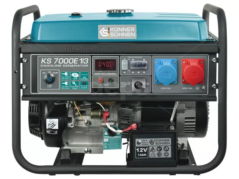 Бензиновий генератор Konner&Sohnen KS 7000E 1/3