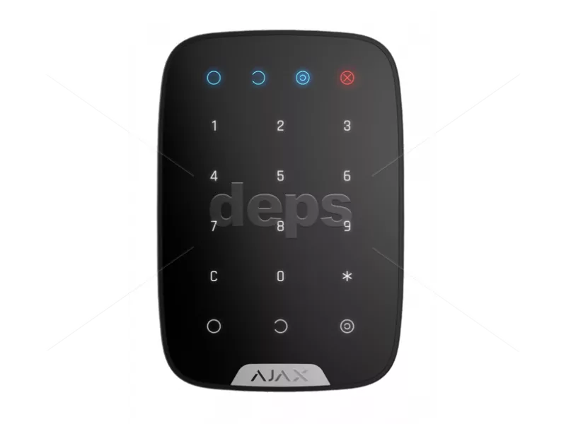 Бездротова сенсорна клавіатура зі зчитувачем карт Ajax KeyPad Plus KeyPad Plus (white)
